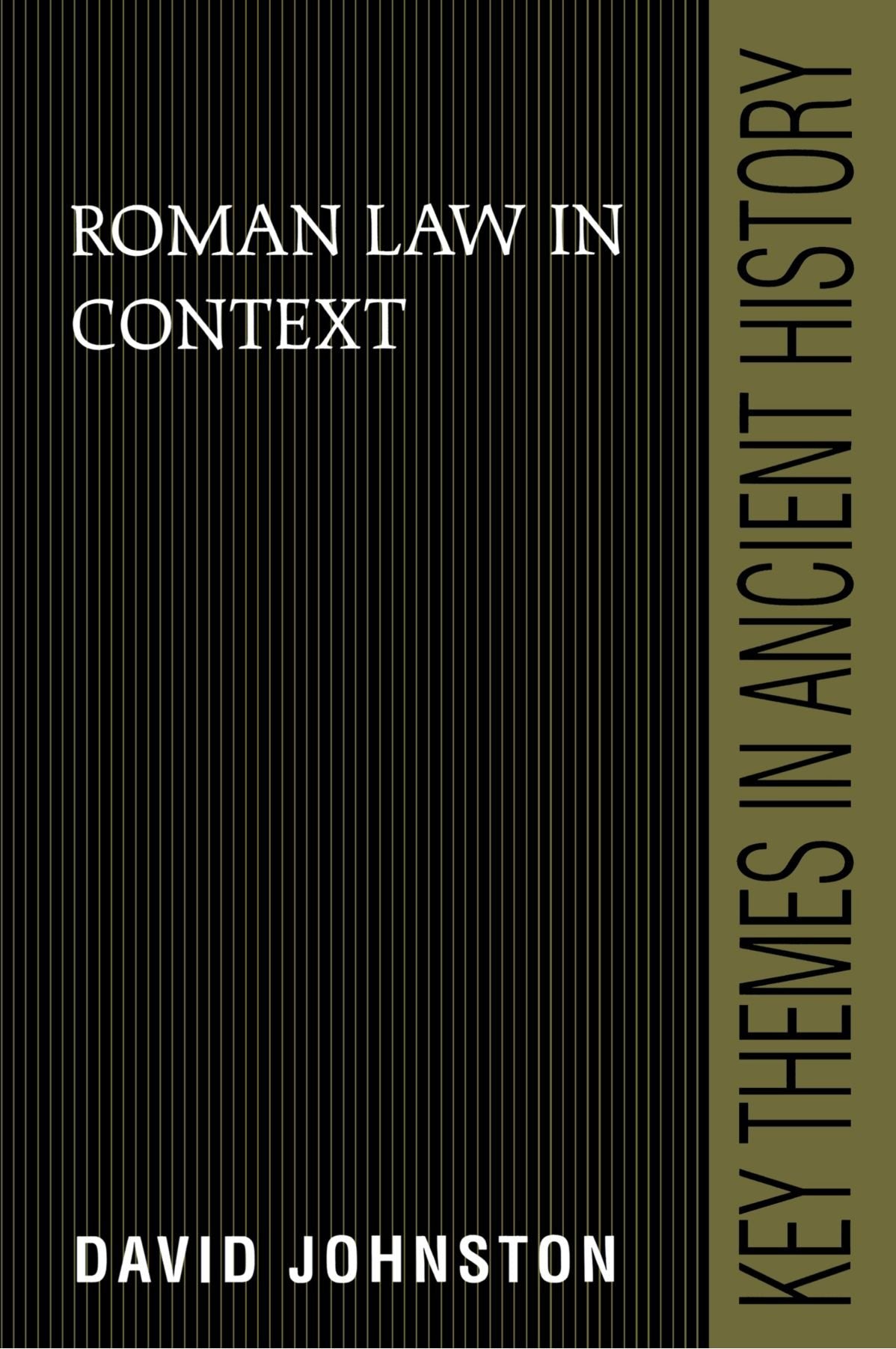 Roman Law in Context