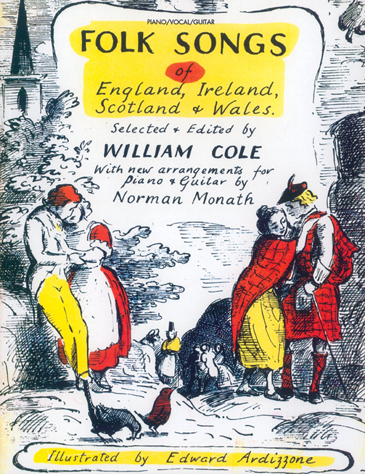 Folk Songs of England, Ireland, Scotland & Wales: Piano/Vocal/Guitar