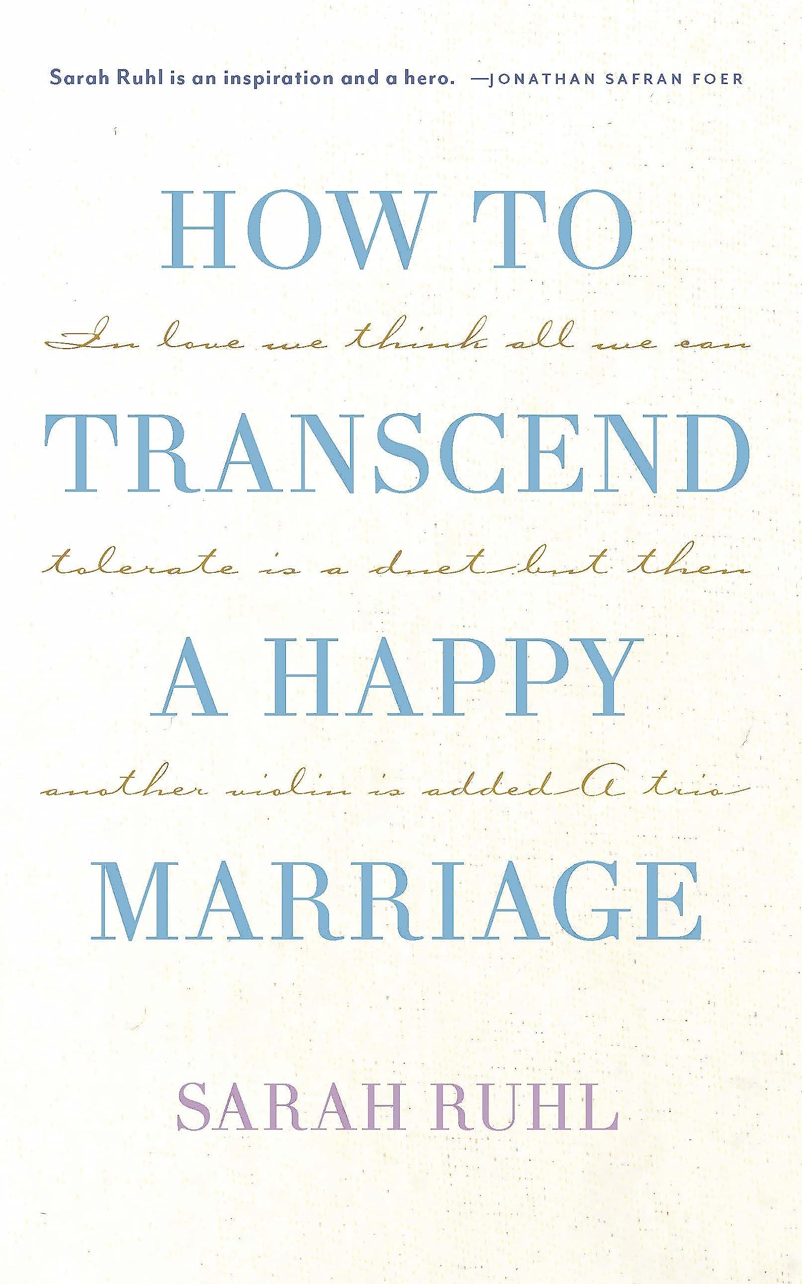 How to Transcend a Happy Marriage (TCG Edition) book cover