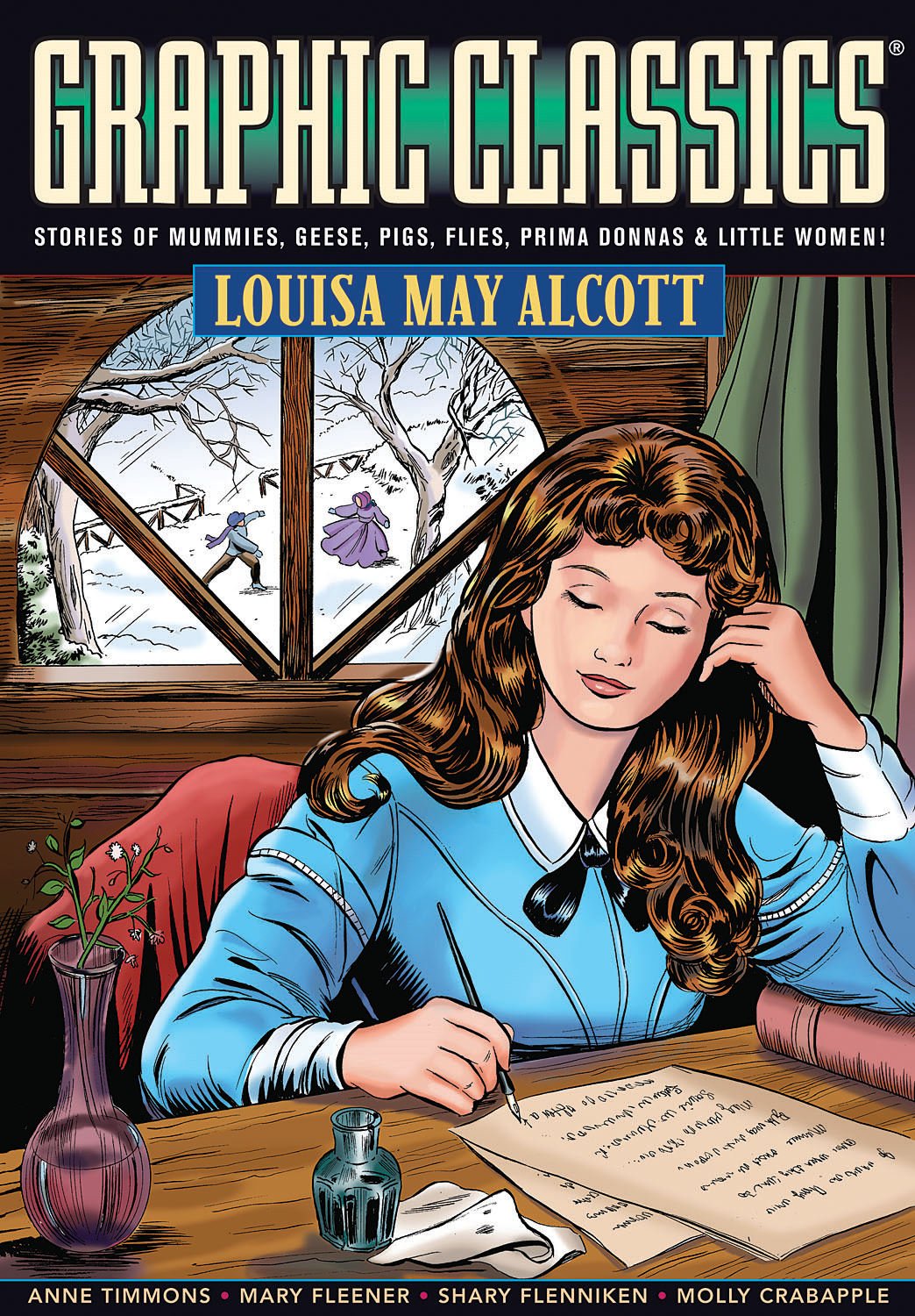 Graphic Classics Volume 18: Louisa May Alcott book cover