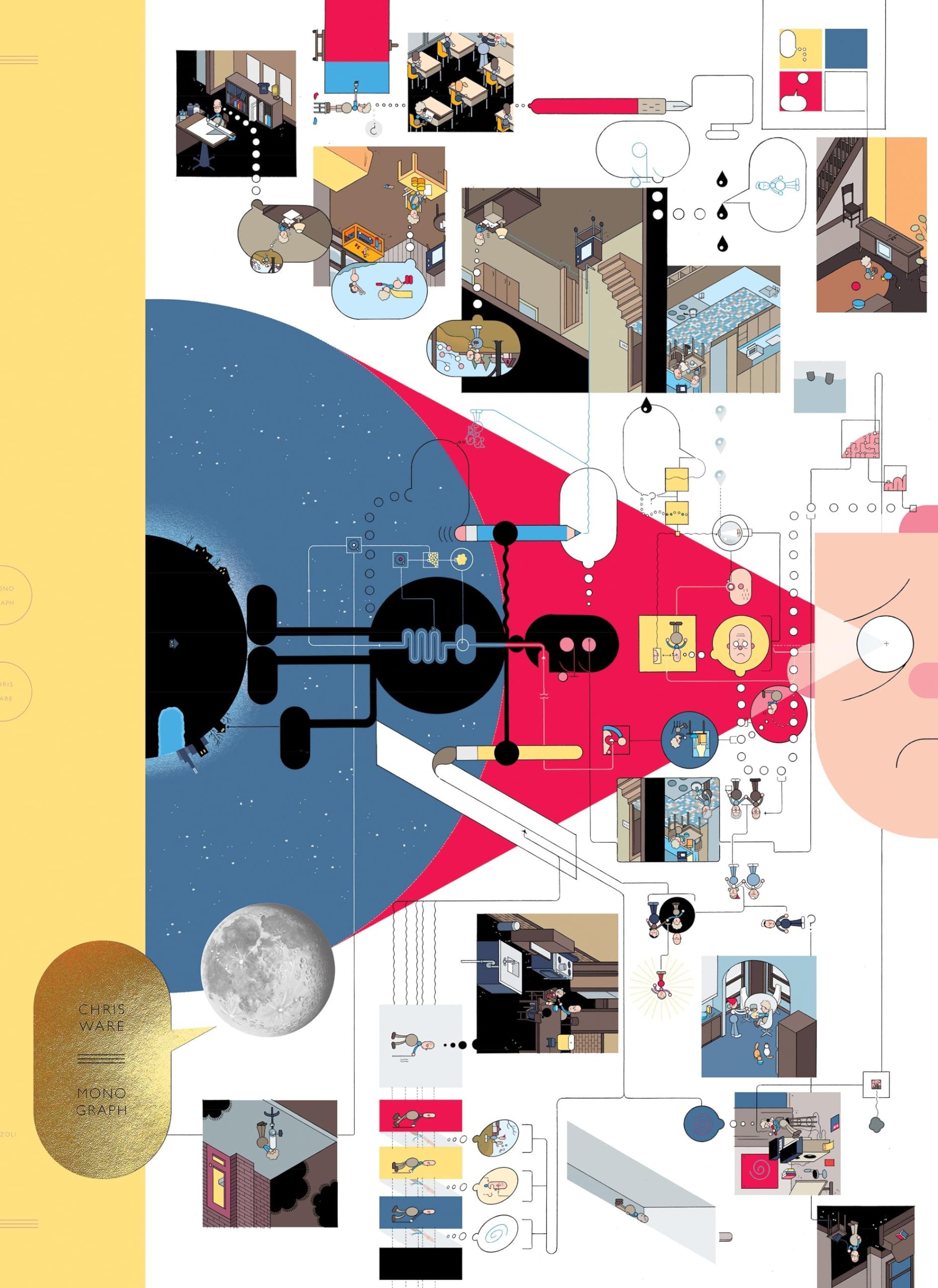 Monograph by Chris Ware book cover