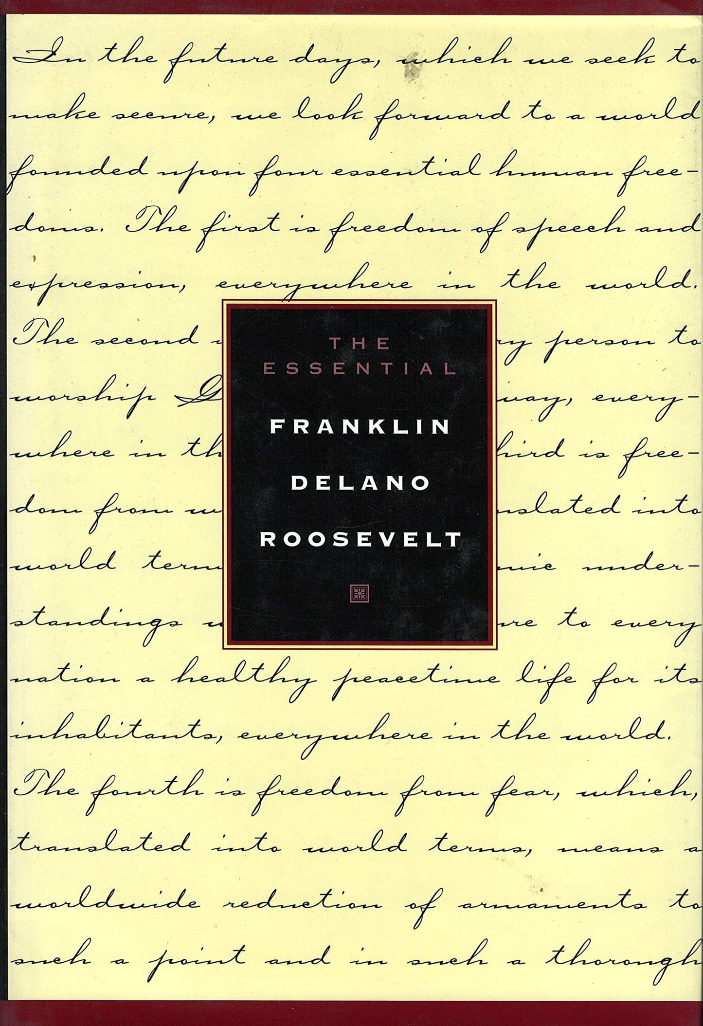 The Essential Franklin Delano Roosevelt book cover