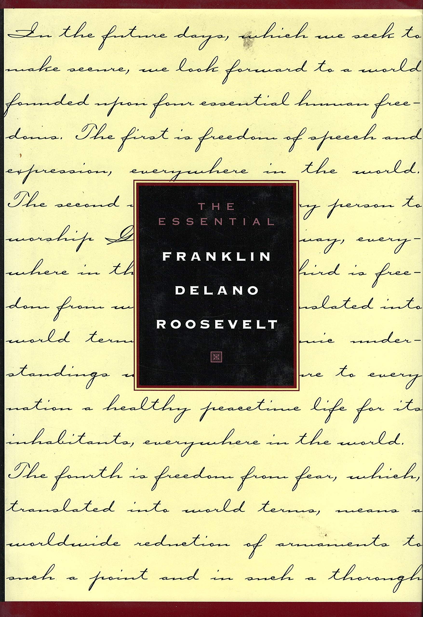 The Essential Franklin Delano Roosevelt book cover