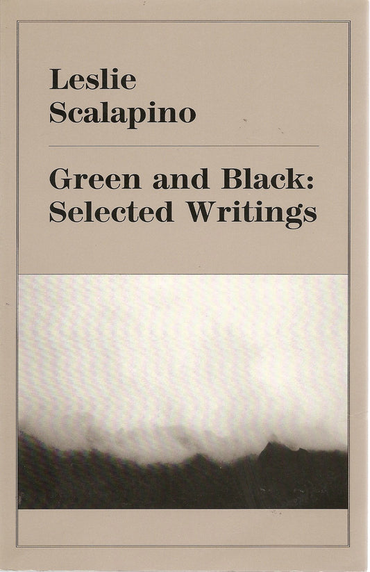 Green and Black: Selected Writings book cover