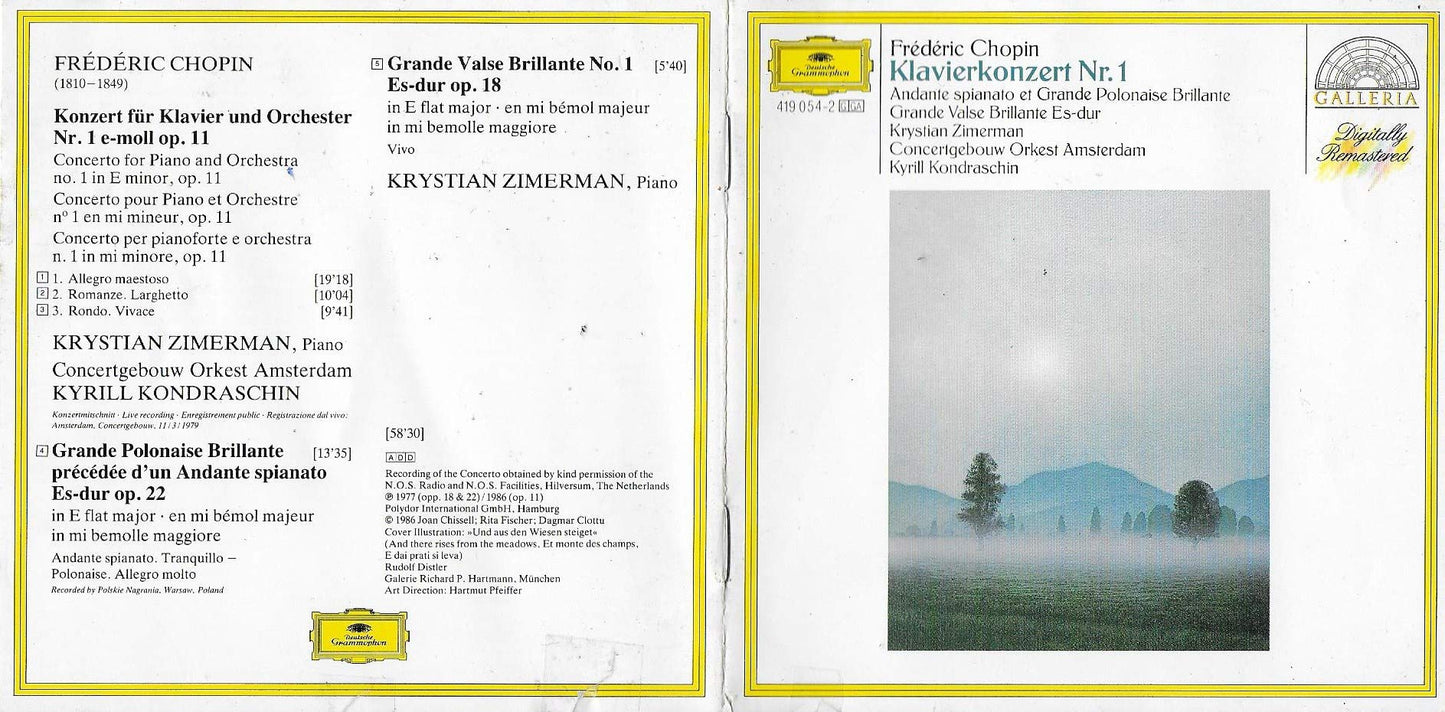 Chopin: Piano Concerto, No. 1 - Grande Polonaise book cover