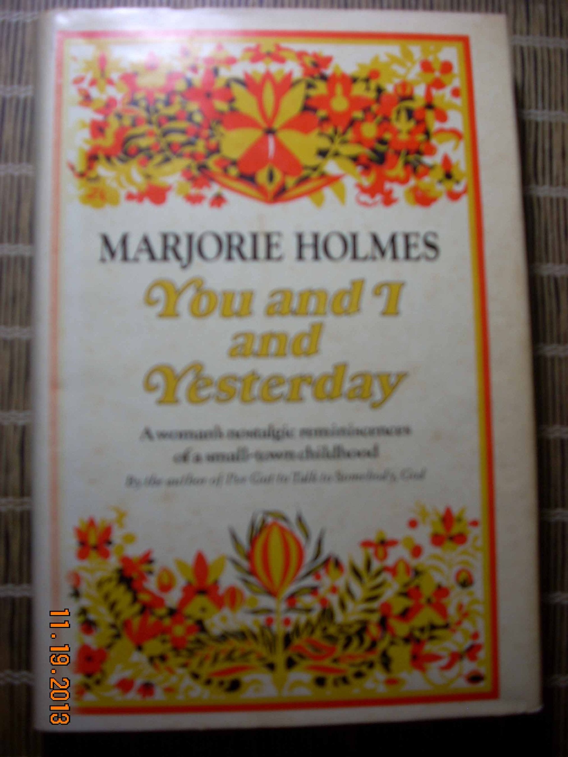You and I and Yesterday. book cover