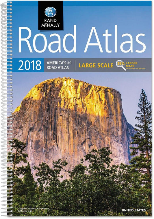 2018 Rand McNally Large Scale Road Atlas: Lsra book cover