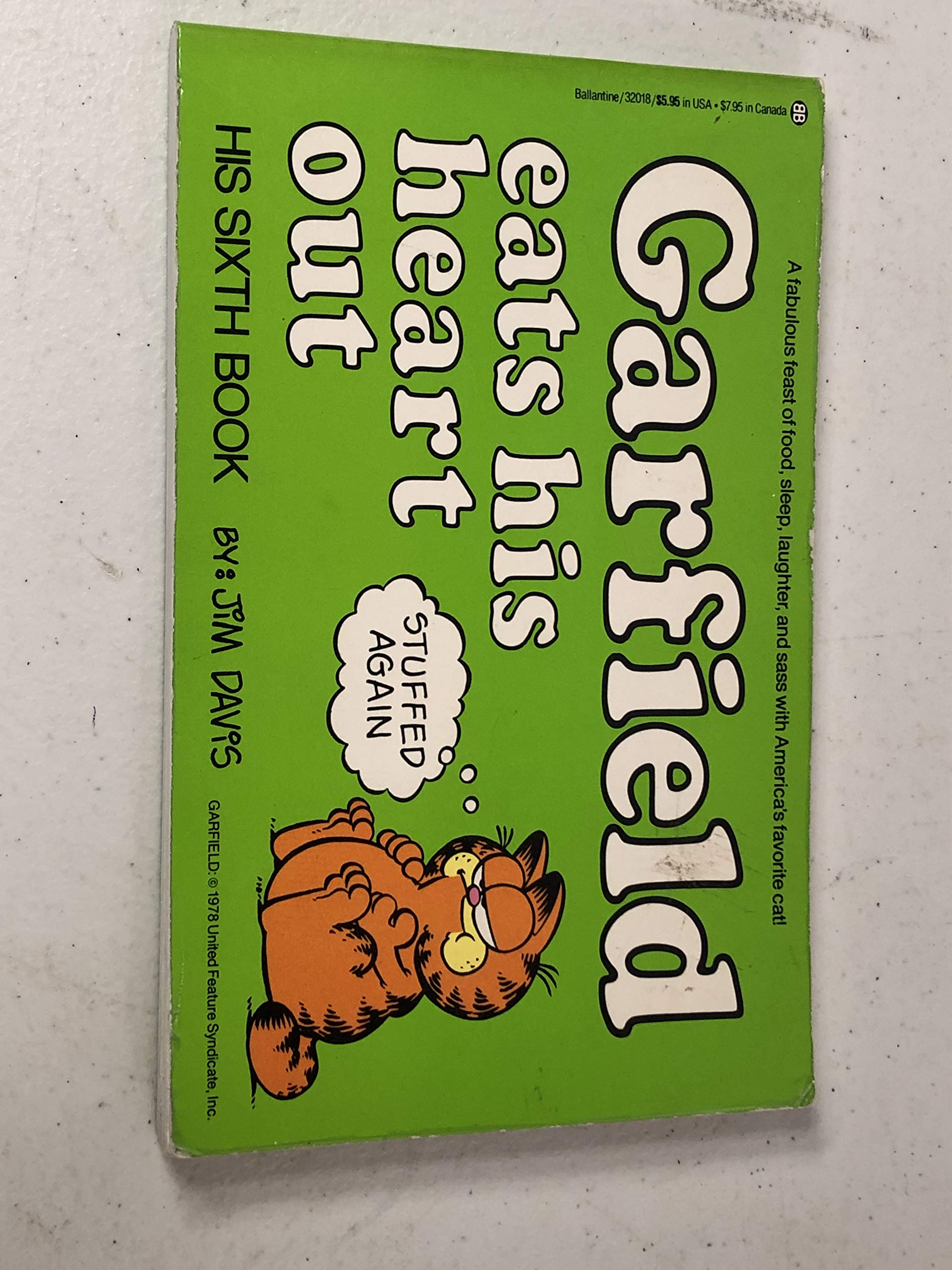 Garfield Eats His Heart Out book cover