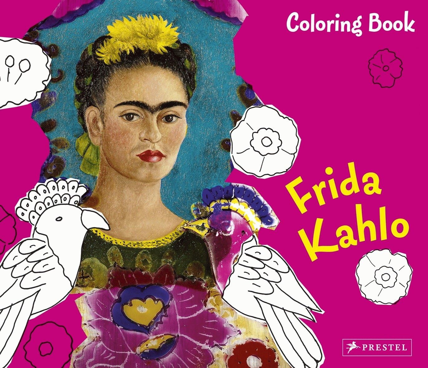 Coloring Book Frida Kahlo