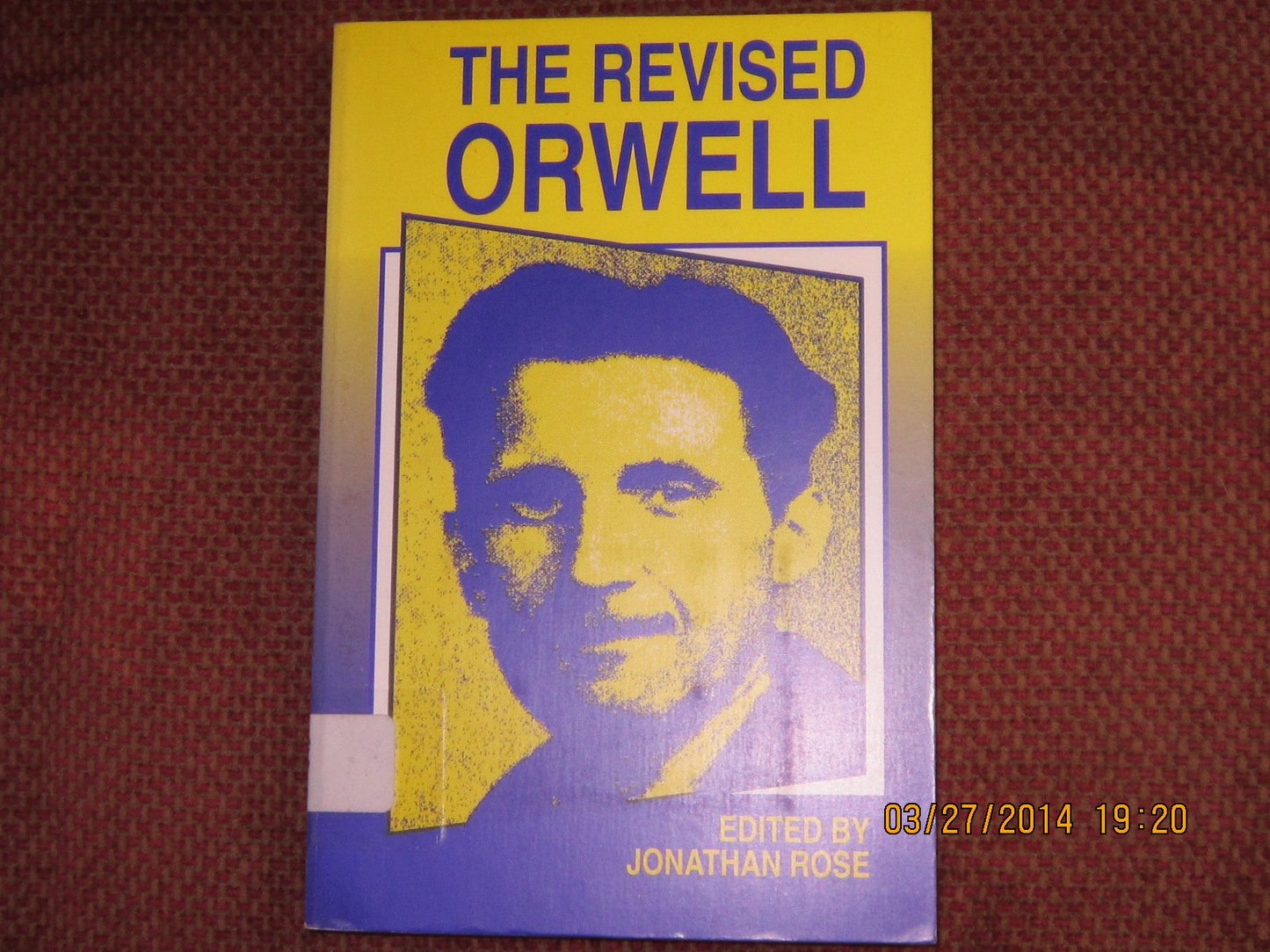 Revised Orwell book cover