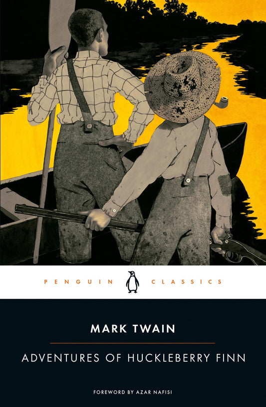 Adventures of Huckleberry Finn book cover