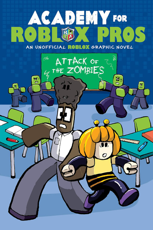 Attack of the Zombies (Academy for Roblox Pros Graphic Novel #1) book cover