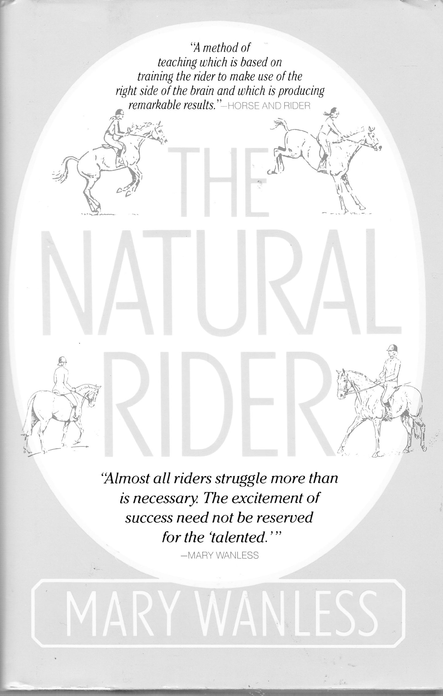 Natural Rider: A Right-Brain Approach to Riding book cover