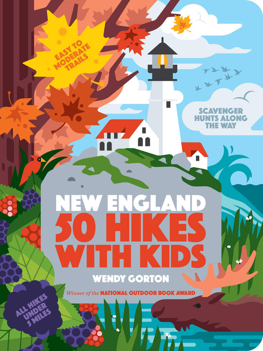 50 Hikes with Kids New England book cover