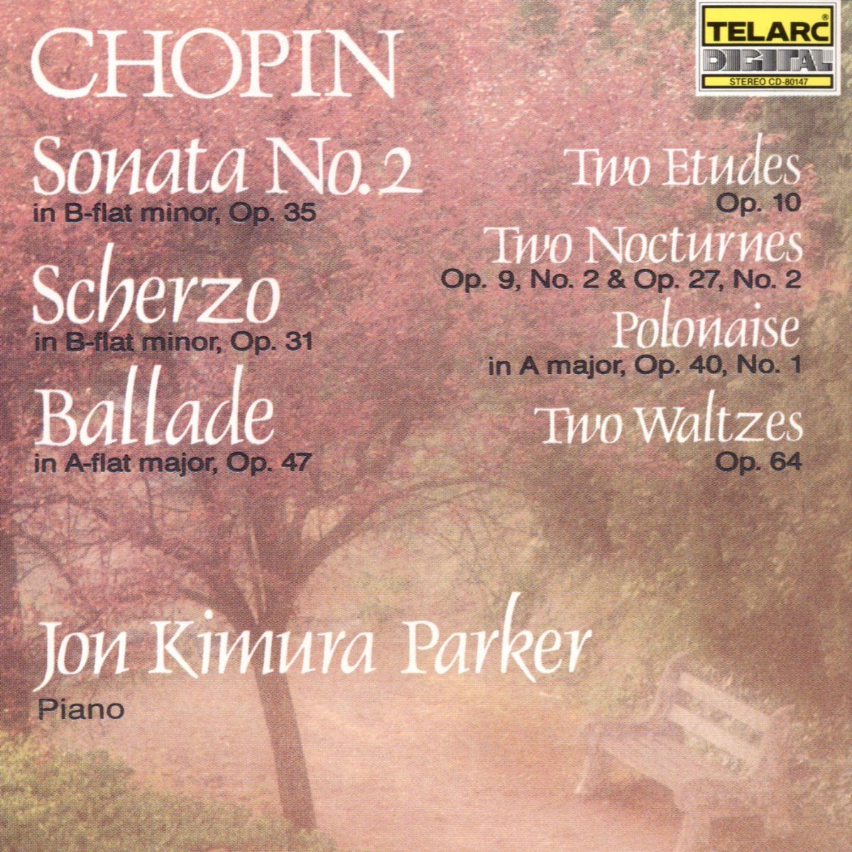 Chopin: Scherzo/Ballade/Etudes/Nocturnes; Jon Kimura Parker book cover