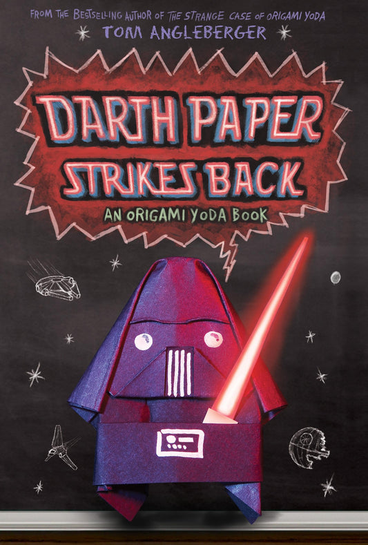 Darth Paper Strikes Back: An Origami Yoda Book book cover