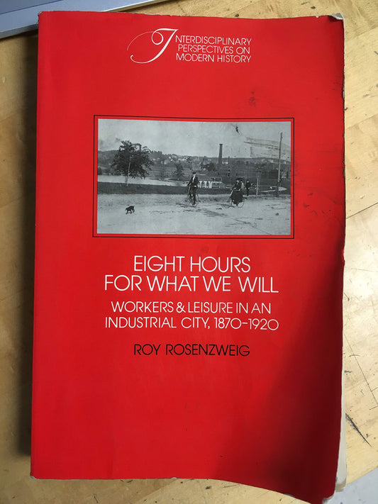 Eight Hours for What We Will: Workers and Leisure in an Industrial City, 1870 1920 (Revised)