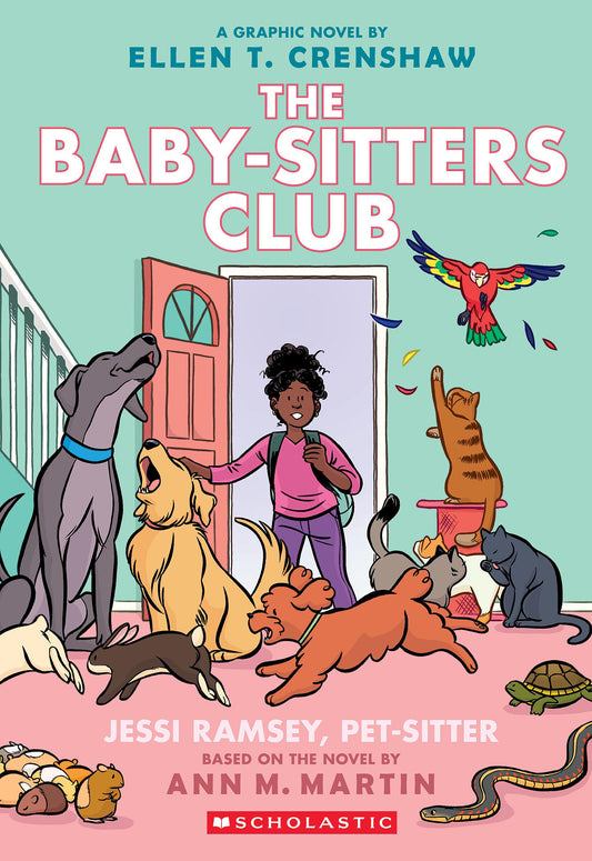 Jessi Ramsey, Pet-Sitter: A Graphic Novel (the Baby-Sitters Club #18) book cover
