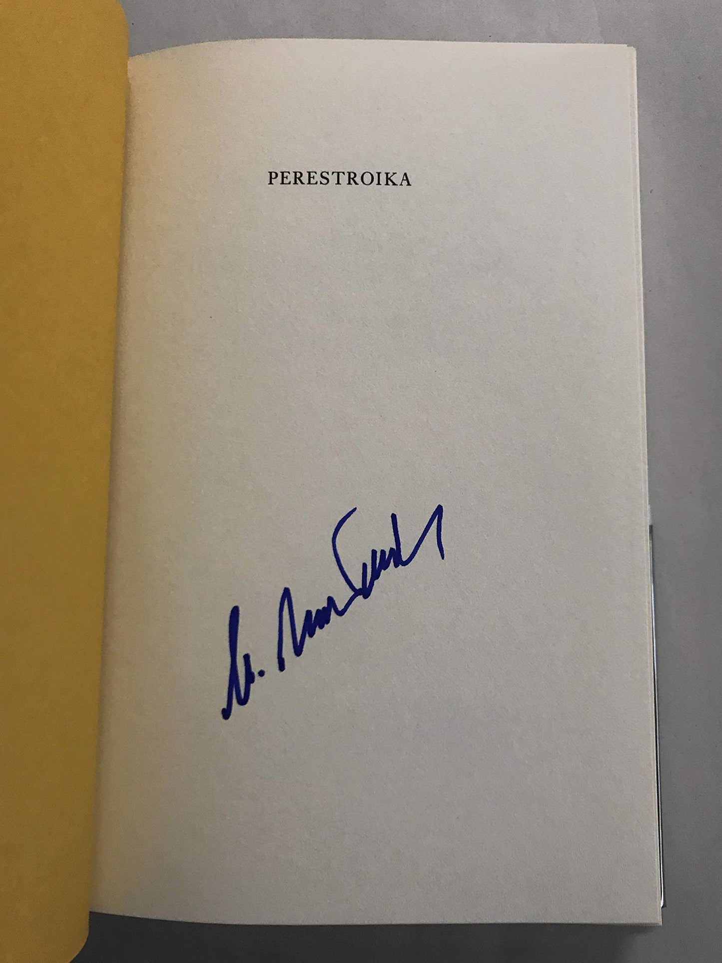 Perestroika book cover