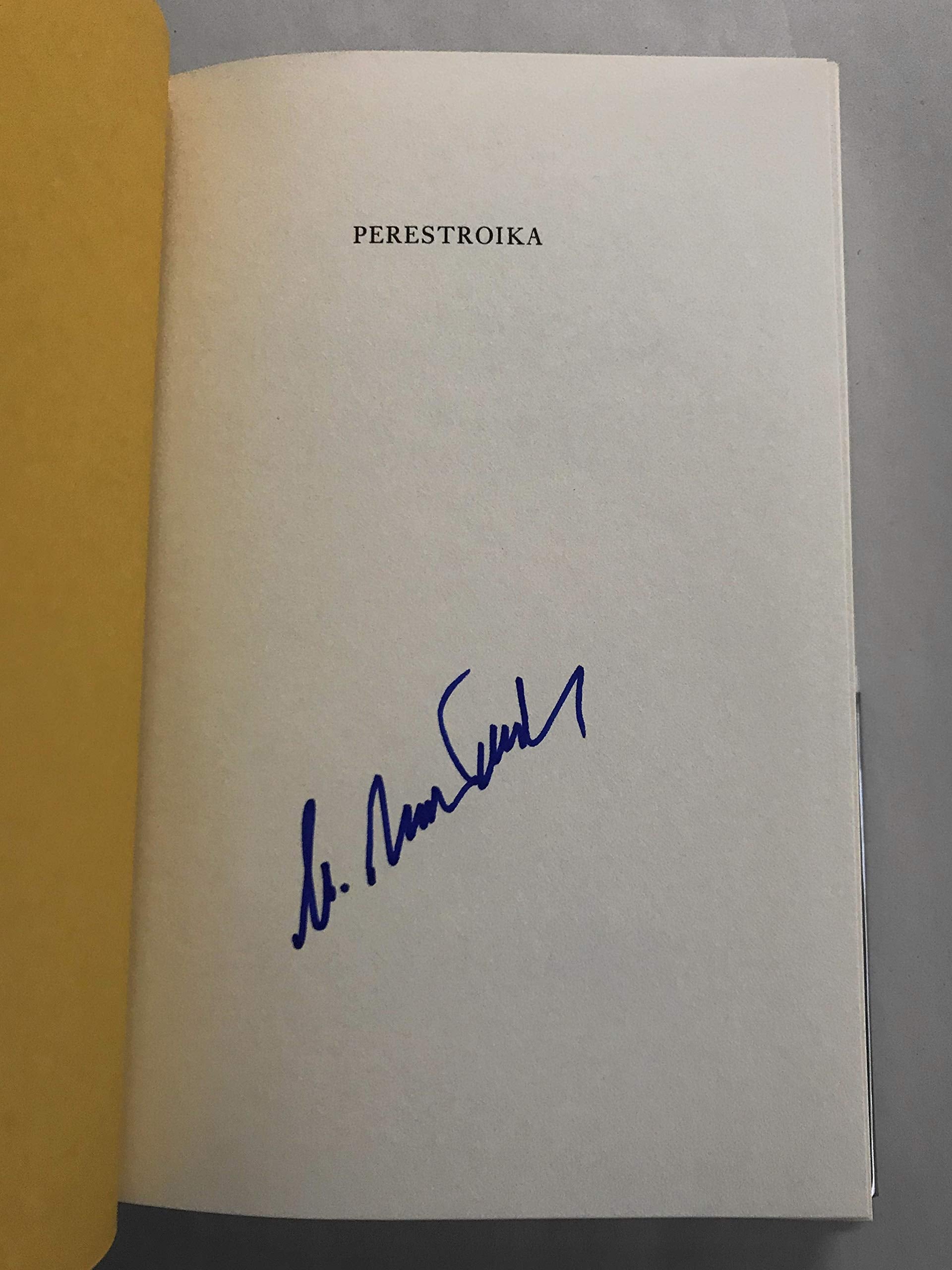 Perestroika book cover