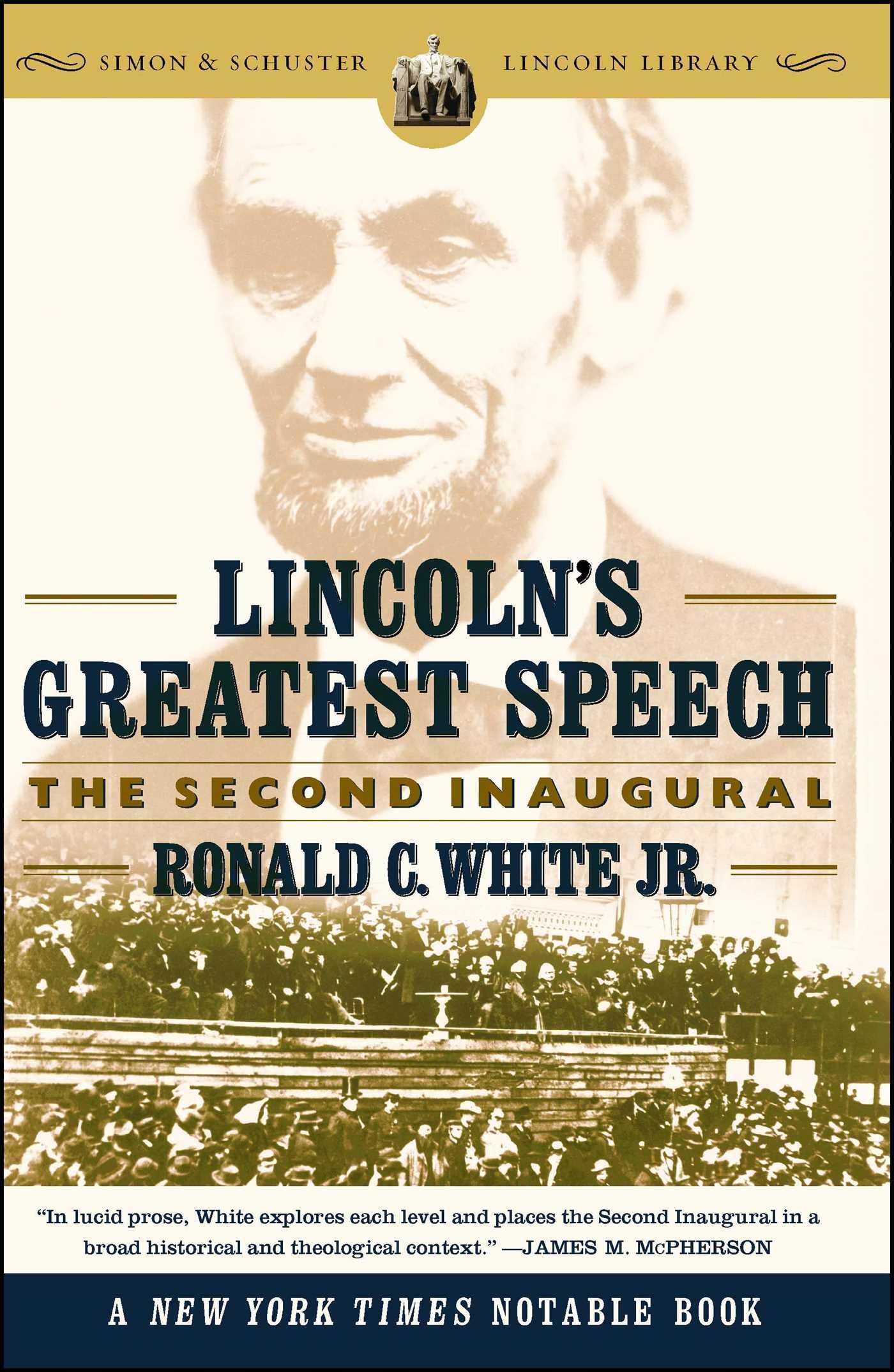 Lincoln's Greatest Speech: The Second Inaugural (Simon & Schuster Lincoln Library) book cover
