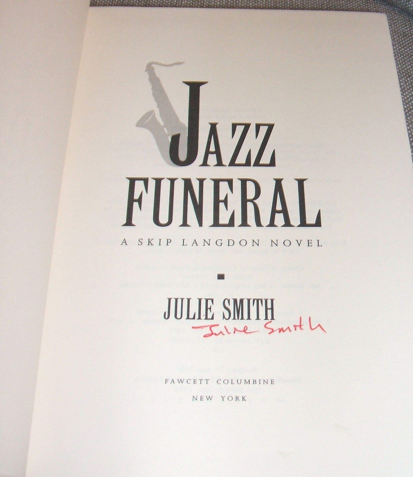 Jazz Funeral book cover