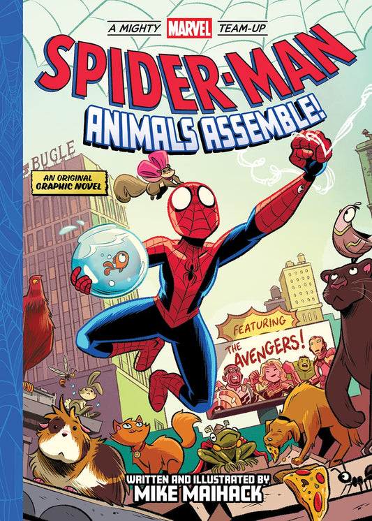 Spider-Man: Animals Assemble! (a Mighty Marvel Team-Up): An Original Graphic Novel book cover