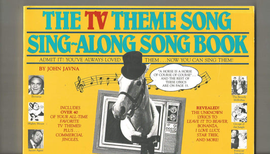 TV Theme Song Sing-Along Songbook book cover