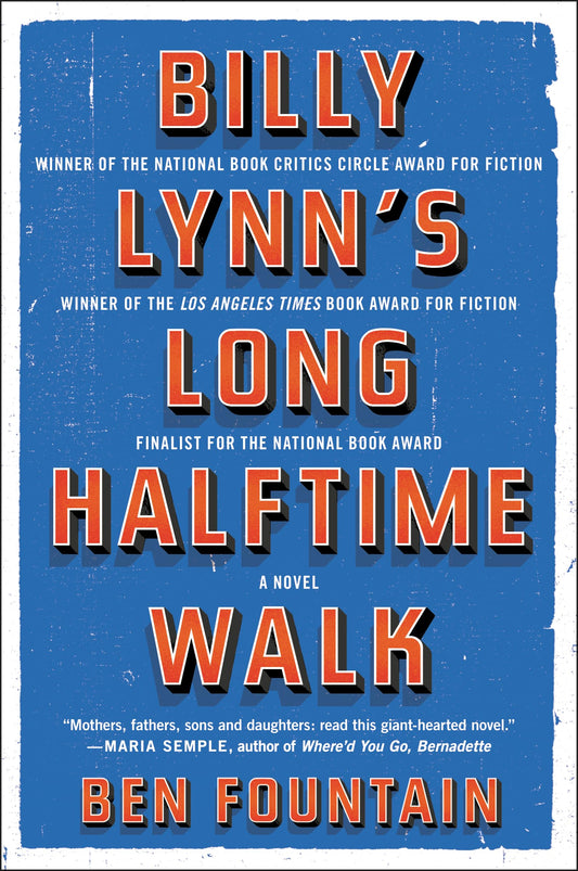 Billy Lynn's Long Halftime Walk book cover