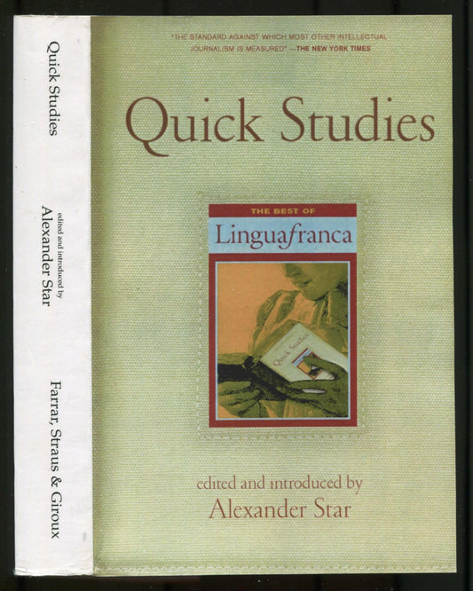Quick Studies: The Best of Lingua Franca book cover