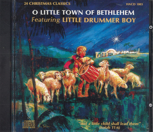 O Little Town of Bethlehem featuring Little Drummer Boy book cover
