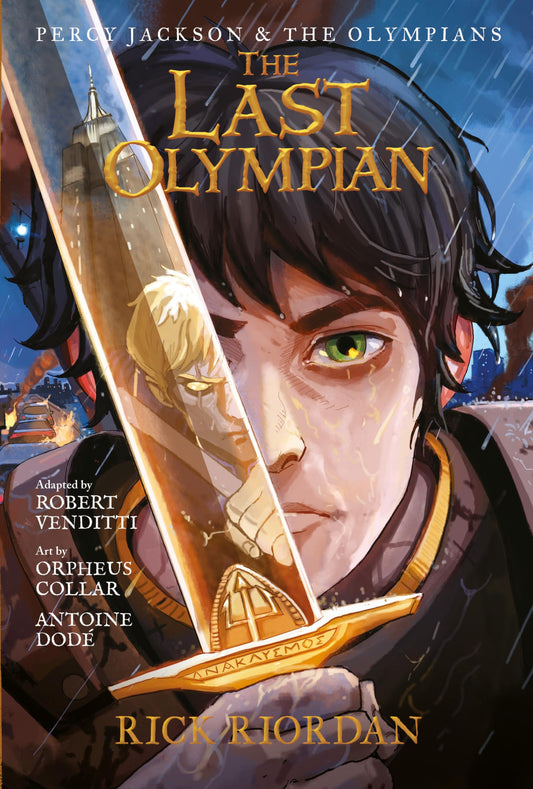 Percy Jackson and the Olympians: Last Olympian: The Graphic Novel book cover