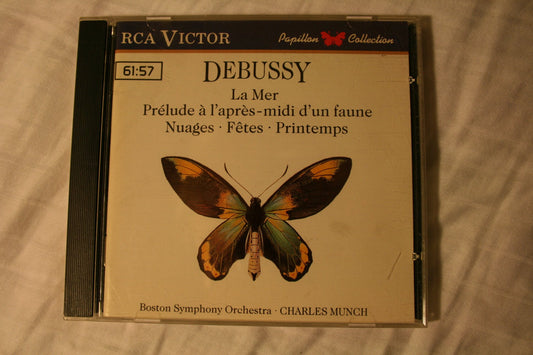 Debussy: La Mer; Prélude à l'après-midi d'un Faune; 2 Images (Nuages and Fêtes ); Printemps, Symphonic Suite (Munch/BSO) book cover