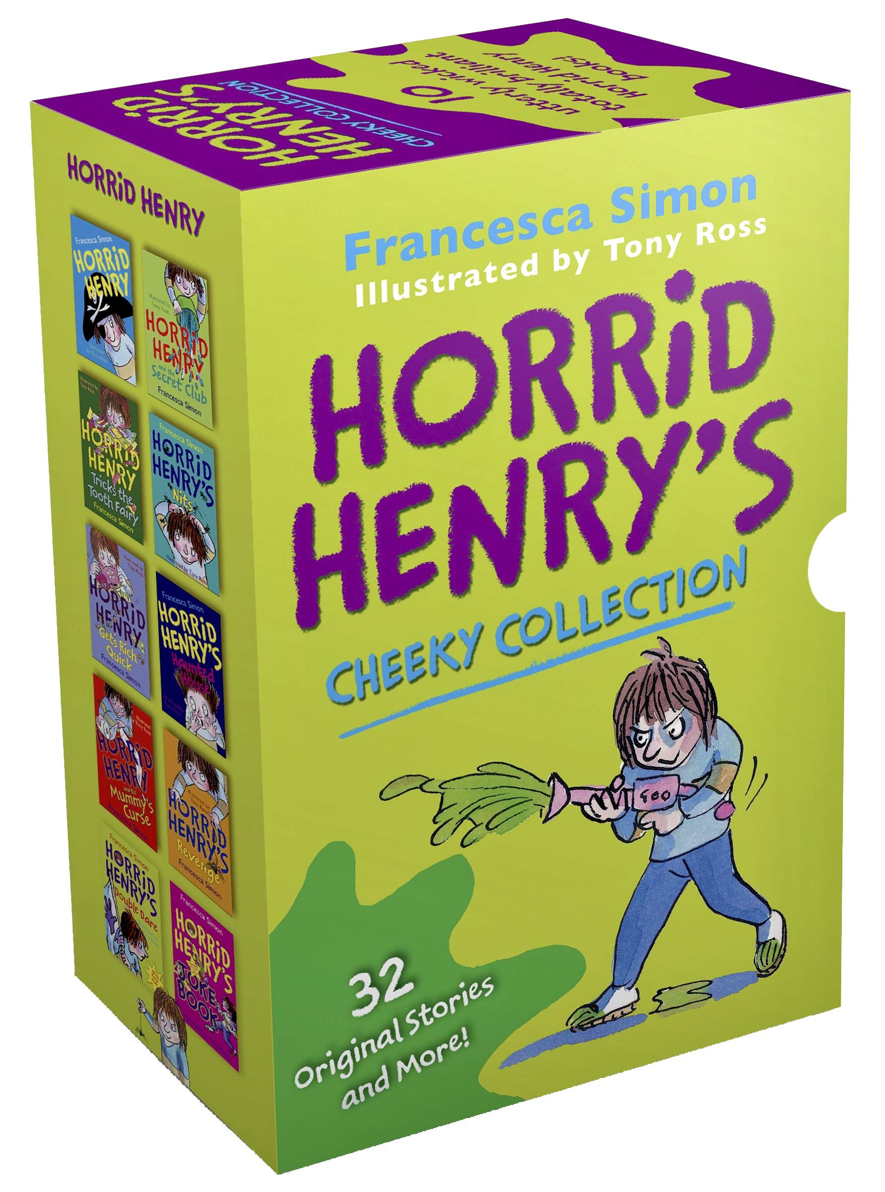 Horrid Henry Cheeky Collection 10 Books Box Set book cover