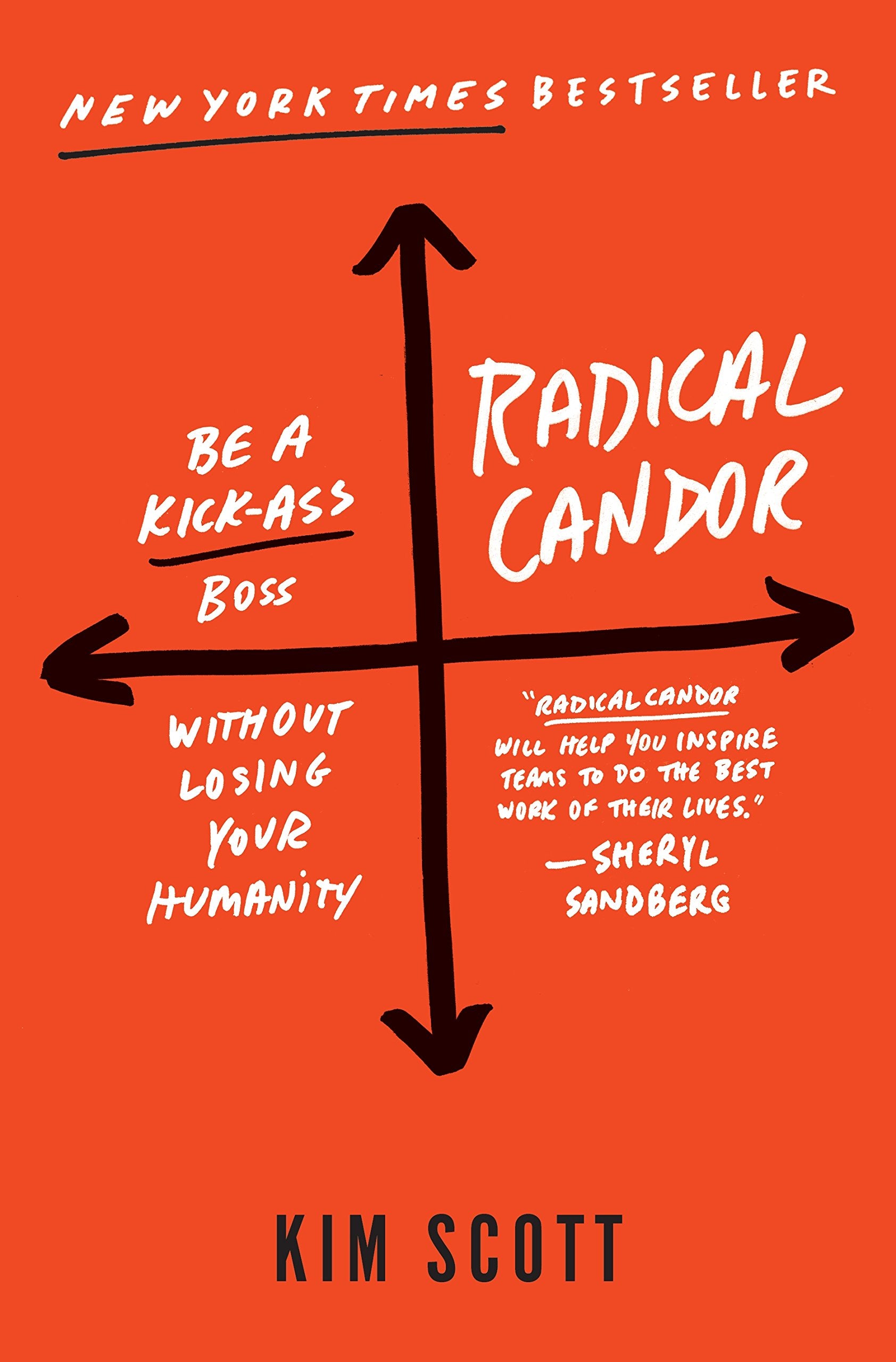 Radical Candor: Be a Kick-Ass Boss Without Losing Your Humanity book cover