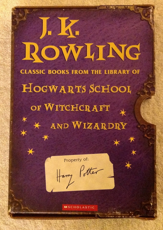 Harry Potter Boxed Set: From the Library of Hogwarts: Fantastic Beasts and Where to Find Them / Quidditch Through the Ages: Classic Books from the Lib book cover