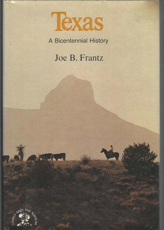 Texas: A Bicentennial History book cover
