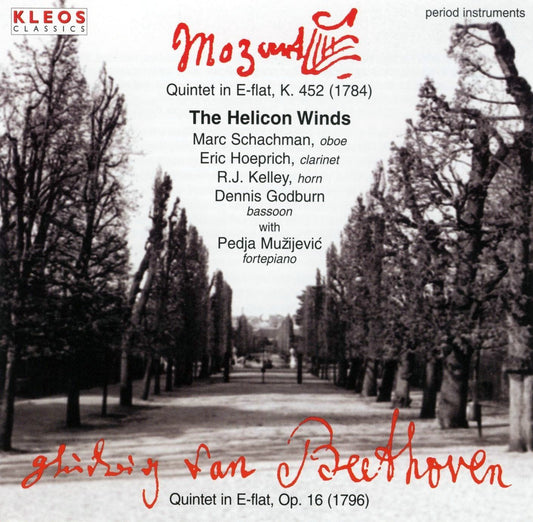 Mozart Quintet For Fortepiano & Winds K.452. Beethoven Quintet For Fortepiano & Winds Op.16.