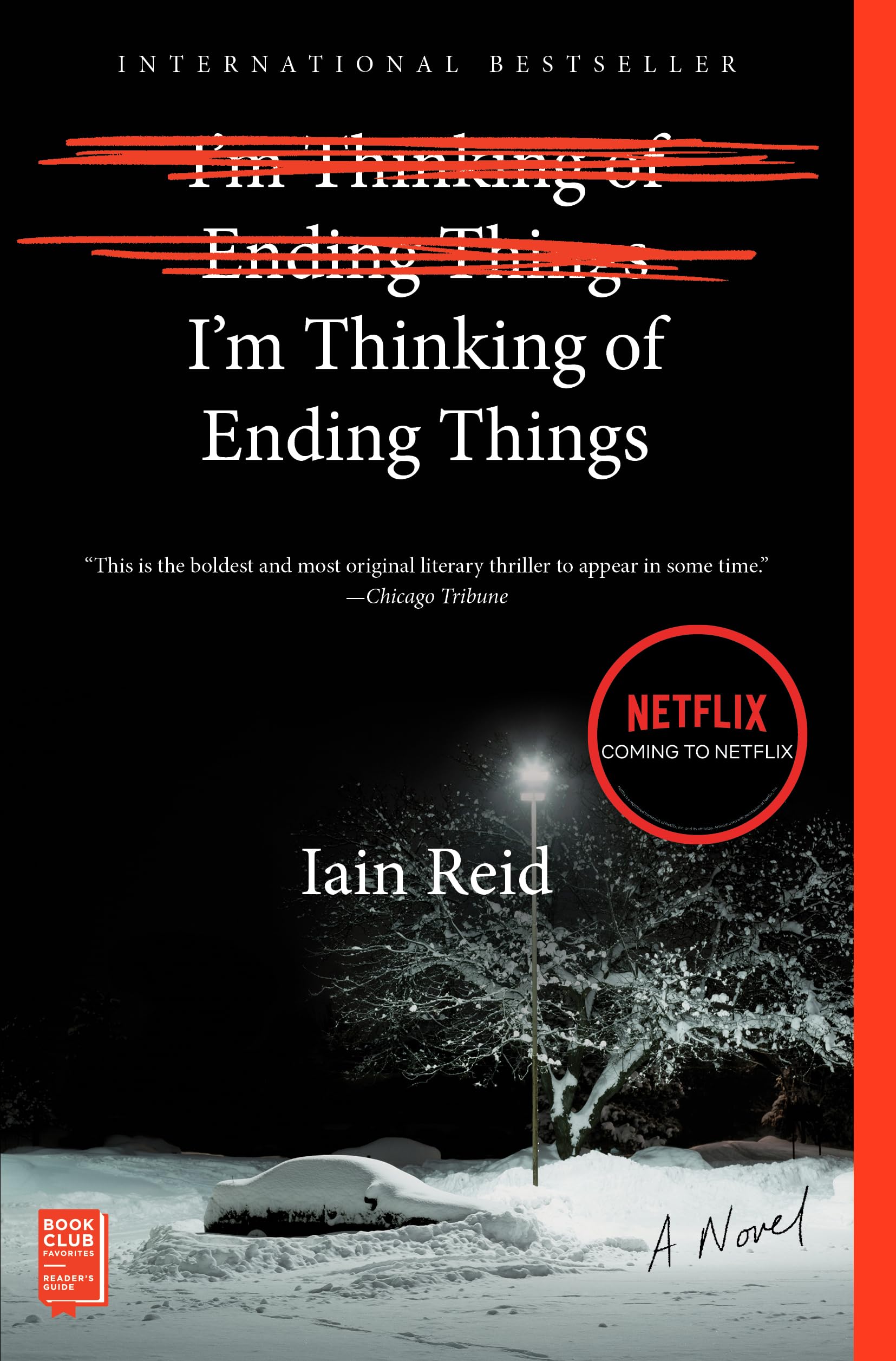 I'm Thinking of Ending Things book cover