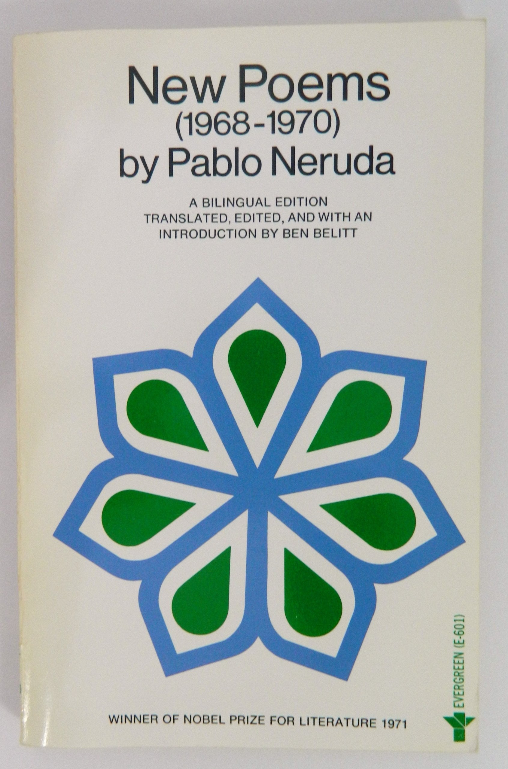 New Poems 1968-70 book cover