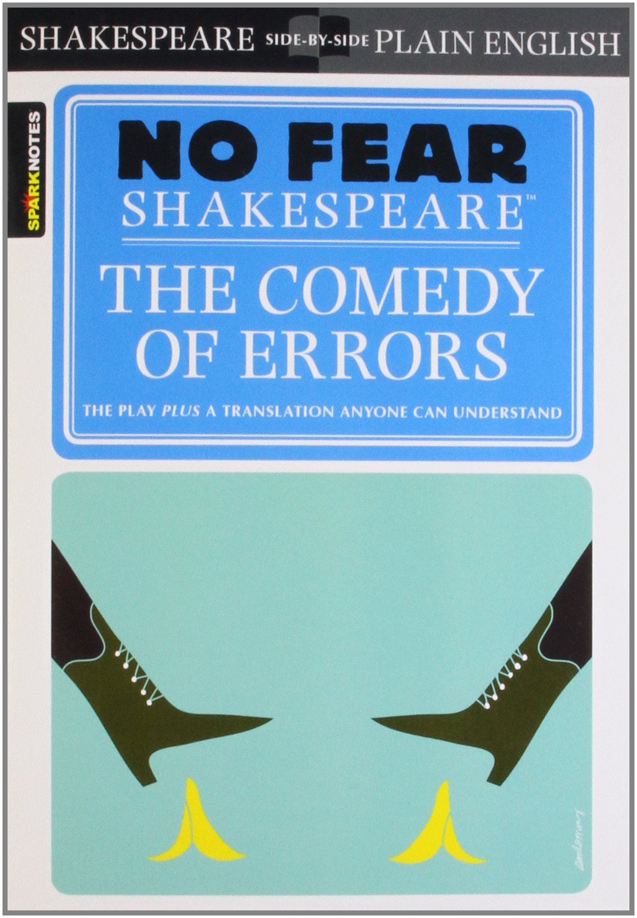 Comedy of Errors: No Fear Shakespeare Side-By-Side Plain English book cover