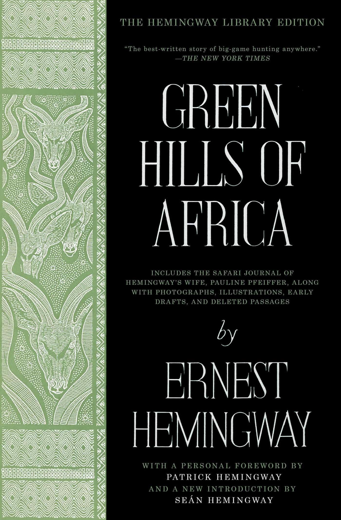 Green Hills of Africa book cover