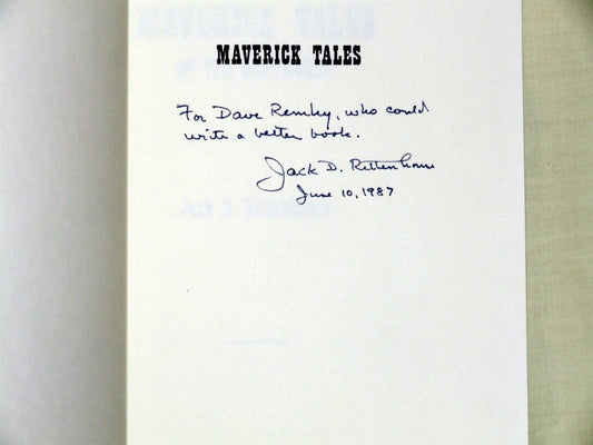 Maverick Tales of the Southwest book cover