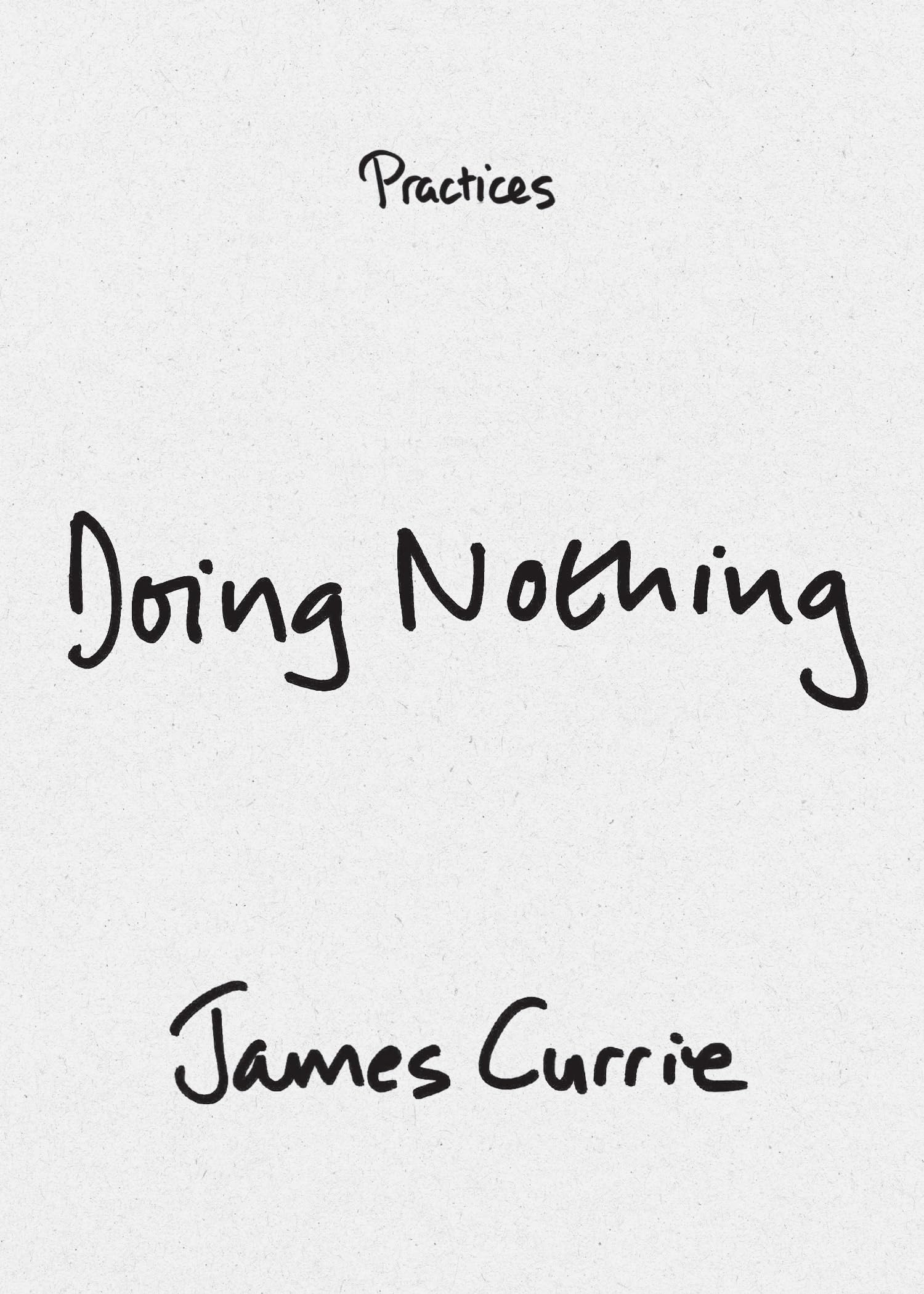 Doing Nothing book cover