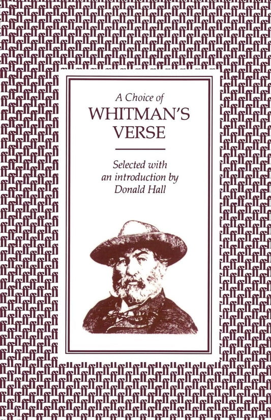 Choice of Whitman's Verse book cover