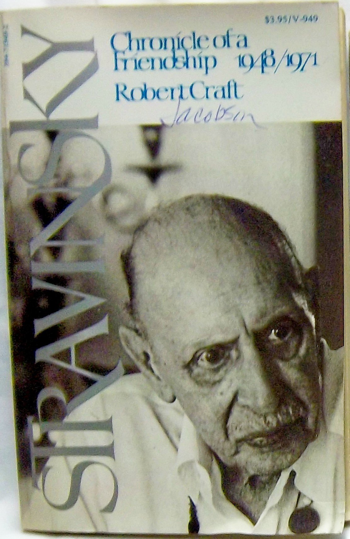 Stravinsky: Chronicle of a Friendship, 1948-1971 book cover
