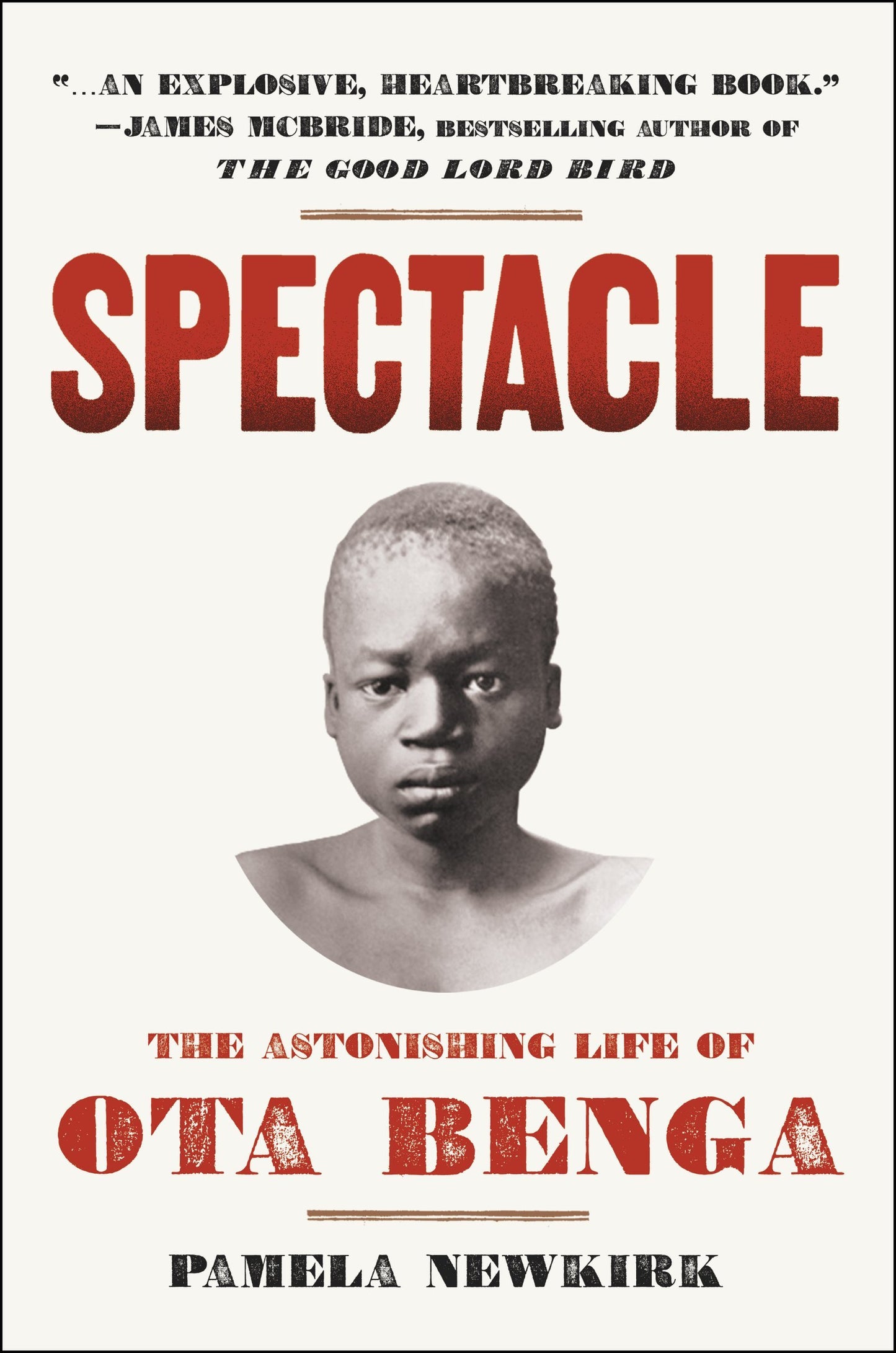 Spectacle: The Astonishing Life of Ota Benga book cover