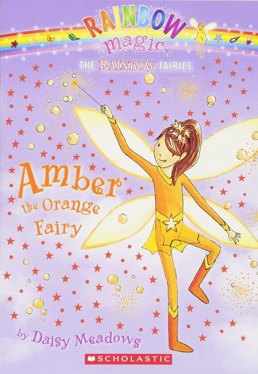 Amber: The Orange Fairy (Rainbow Magic: The Rainbow Fairies, No. 2) book cover
