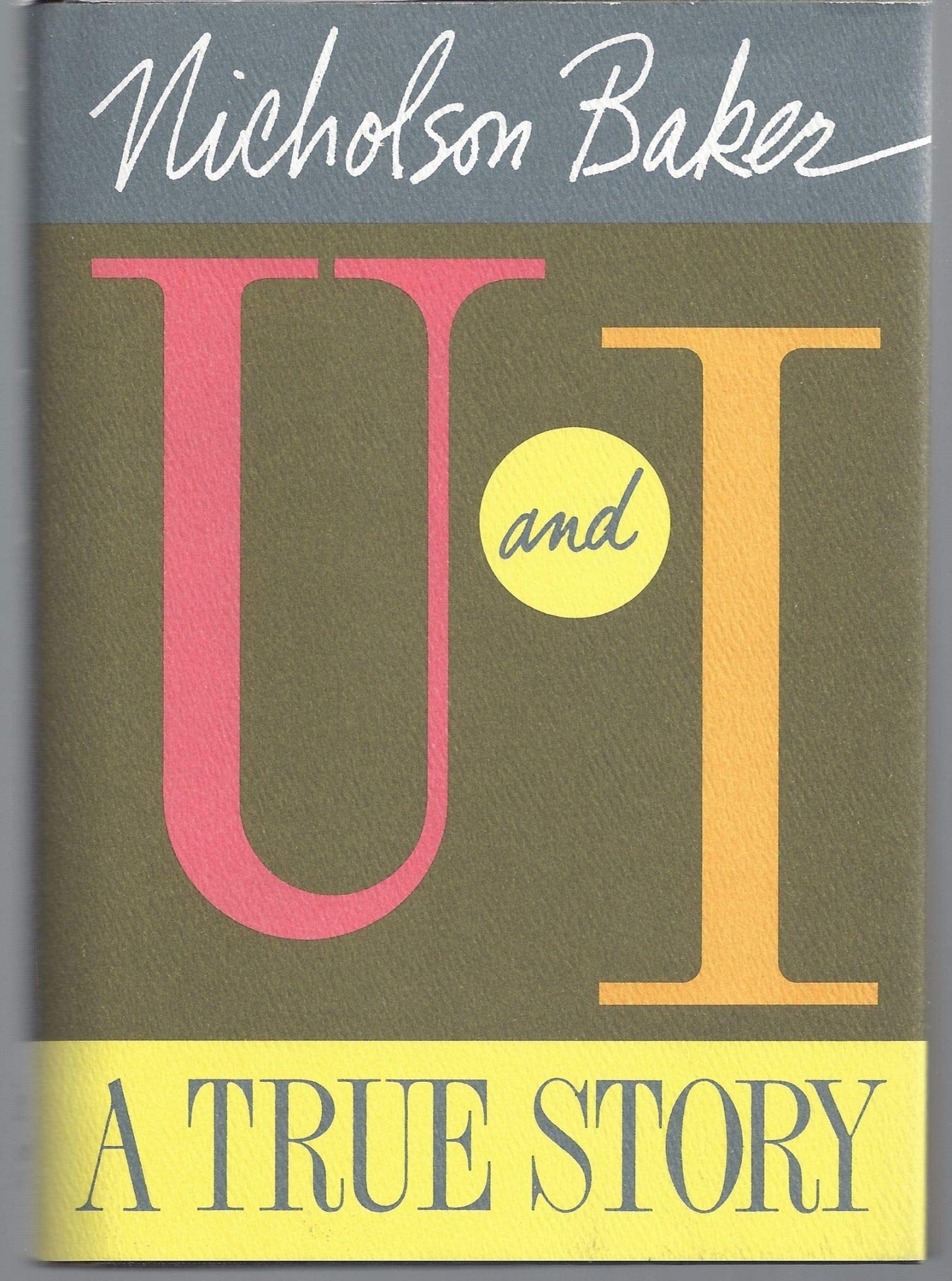 U and I: A True Story book cover