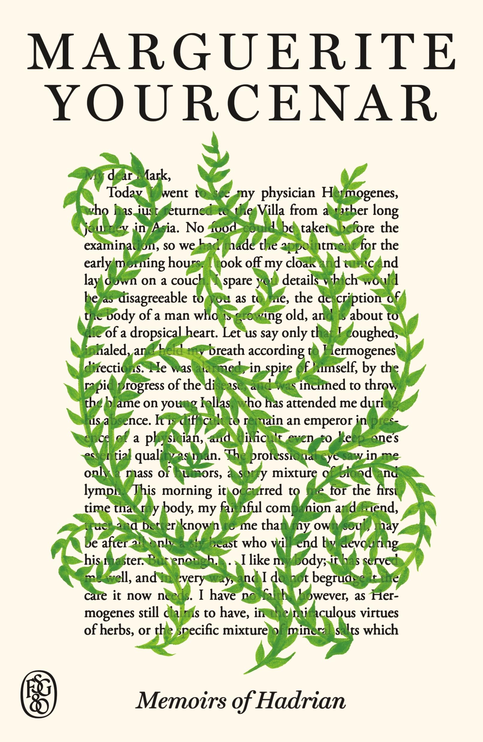 Memoirs of Hadrian book cover